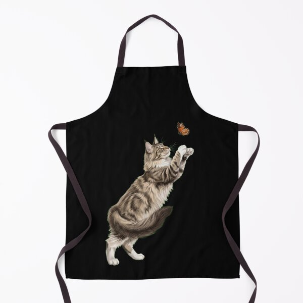 Item preview, Maine Coon Cat with Butterfly Kitten Mom Owner designed and sold by TerryConnells.
