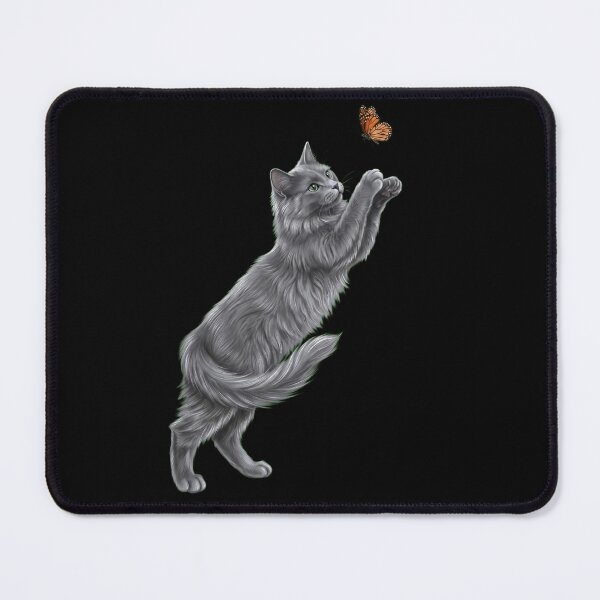 Item preview, Nebelung Cat with Butterfly Kitten Mom Owner designed and sold by TerryConnells.