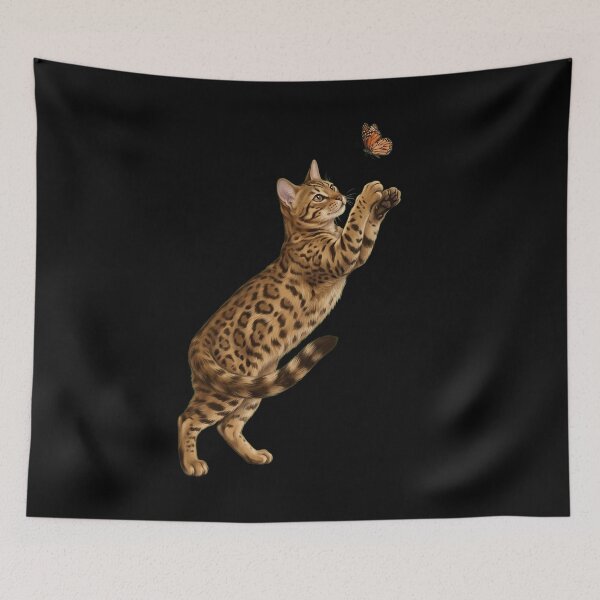 Item preview, Ocicat Cat with Butterfly Kitten Mom Owner designed and sold by TerryConnells.
