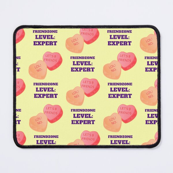 Item preview, Friendzone Level Expert saying with sweet sugar hearts designed and sold by Mauswohn.