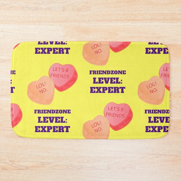 Item preview, Friendzone Level Expert saying with sweet sugar hearts designed and sold by Mauswohn.