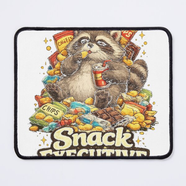 Item preview, Snack Executive Officer – Funny Raccoon Cartoon designed and sold by NarpLTD.