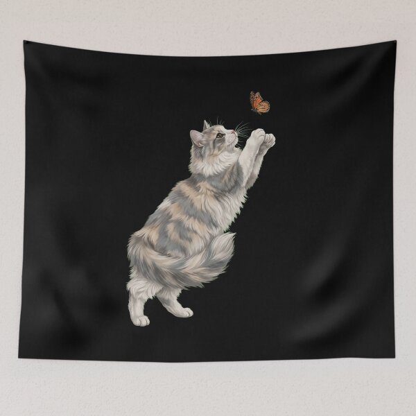 Item preview, Ragamuffin Cat with Butterfly Kitten Mom Owner designed and sold by TerryConnells.