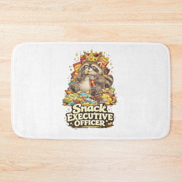 Item preview, Snack Executive Officer – Funny Raccoon Cartoon designed and sold by NarpLTD.