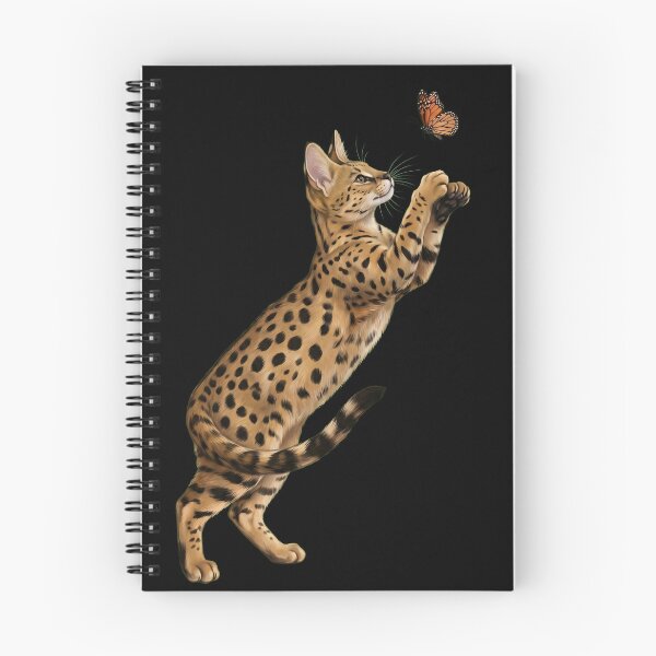 Item preview, Savannah Cat with Butterfly Kitten Mom Owner designed and sold by TerryConnells.