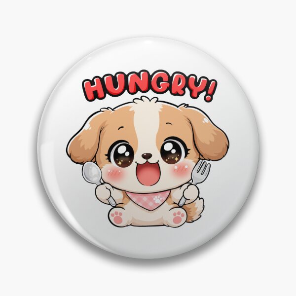 Item preview, Hungry Puppy Animal Clipart designed and sold by KJackArtwork.