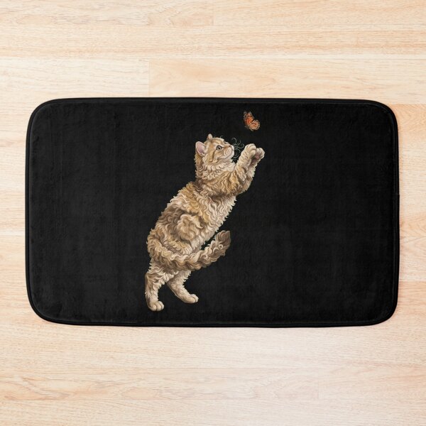 Item preview, Selkirk Rex Cat with Butterfly Kitten Mom Owner designed and sold by TerryConnells.
