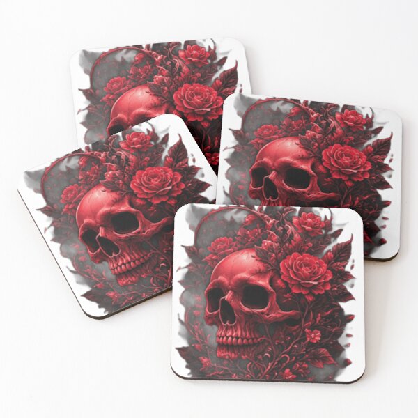 Item preview, Inferno Bloom Skull designed and sold by 1NEOBOY.