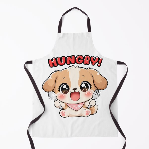 Item preview, Hungry Puppy Animal Clipart designed and sold by KJackArtwork.