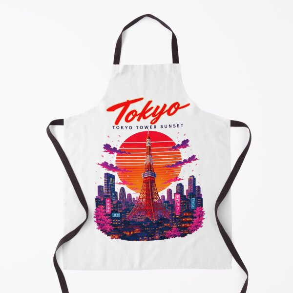 Item preview, Tokyo Tower Sakura Sunset Skyline designed and sold by PitsFusion Retro Atlas.