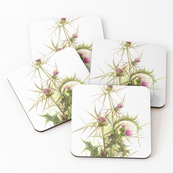 Item preview, Syrian Thistle Drawing | Botanical Art designed and sold by GammaRay.