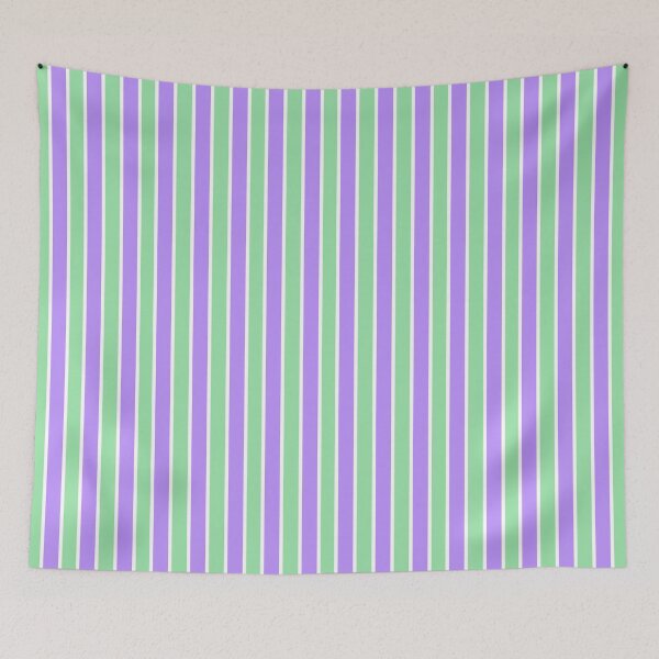 Item preview, Green and Purple Stripes Pattern designed and sold by OneThreeSix.