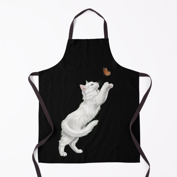Item preview, Turkish Angora Cat with Butterfly Kitten Mom Owner designed and sold by TerryConnells.