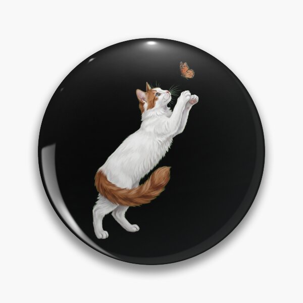 Item preview, Turkish Van Cat with Butterfly Kitten Mom Owner designed and sold by TerryConnells.