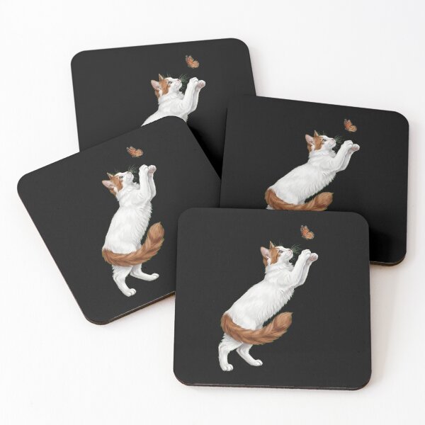 Item preview, Turkish Van Cat with Butterfly Kitten Mom Owner designed and sold by TerryConnells.