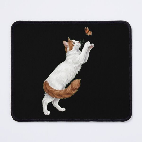 Item preview, Turkish Van Cat with Butterfly Kitten Mom Owner designed and sold by TerryConnells.