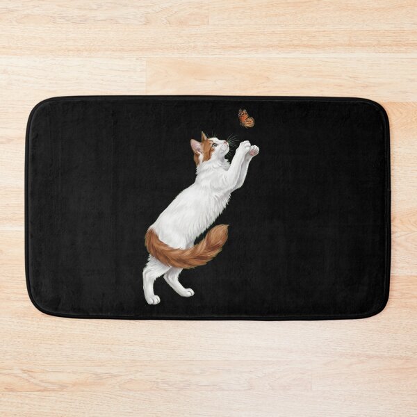 Item preview, Turkish Van Cat with Butterfly Kitten Mom Owner designed and sold by TerryConnells.