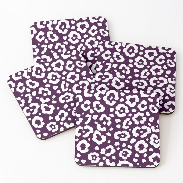 Item preview, Modern Leopard Pattern in purplle and White designed and sold by Napofazarte.