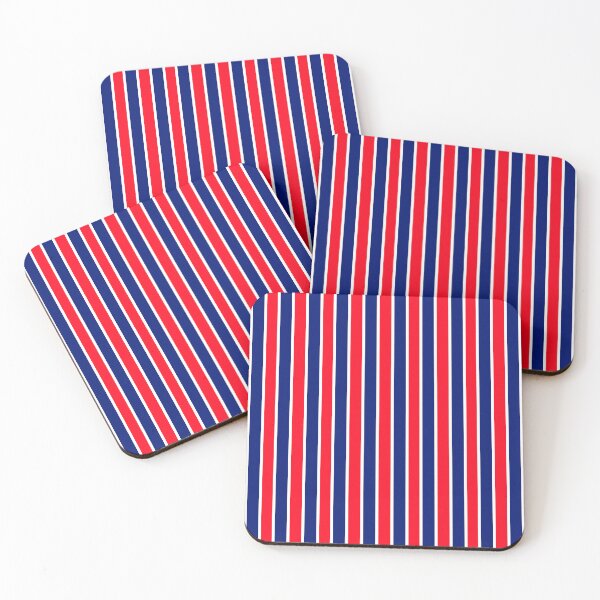 Item preview, Red and Blue Stripes Pattern designed and sold by OneThreeSix.