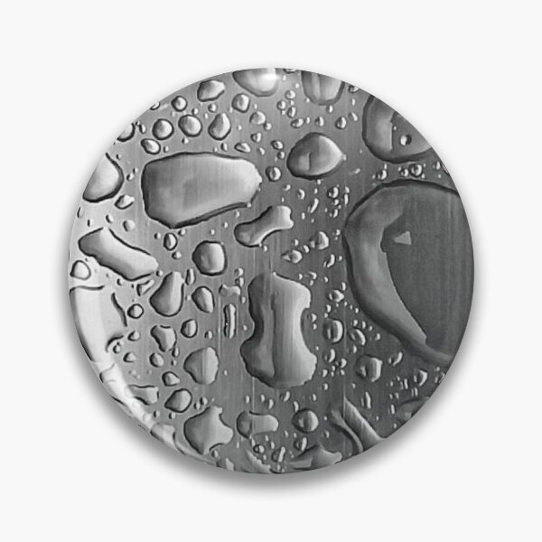 Item preview, Realistic Water Drops on Brushed Metal Macro Texture designed and sold by LYAN-STORE.