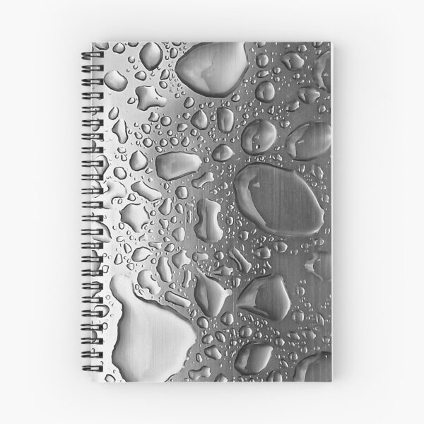 Item preview, Realistic Water Drops on Brushed Metal Macro Texture designed and sold by LYAN-STORE.