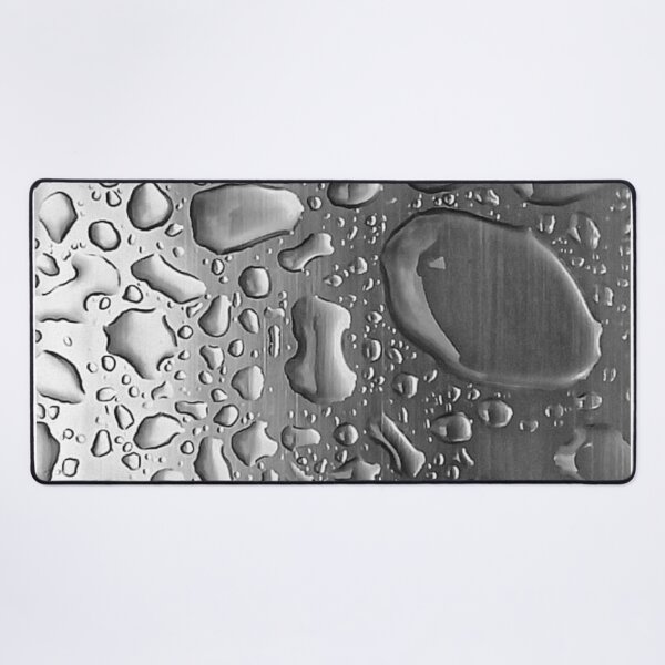 Item preview, Realistic Water Drops on Brushed Metal Macro Texture designed and sold by LYAN-STORE.