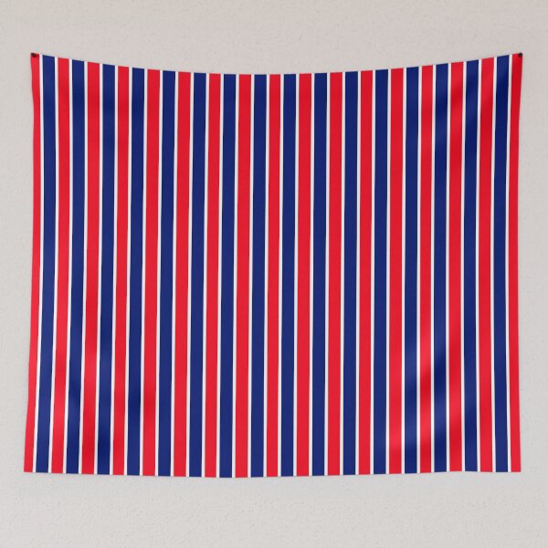 Item preview, Red and Blue Stripes Pattern designed and sold by OneThreeSix.
