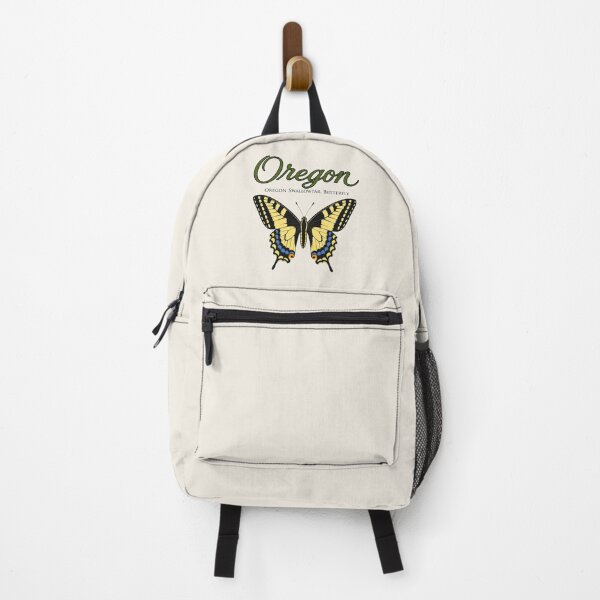 Item preview, Oregon Swallowtail Butterfly Retro State Poster designed and sold by The-Drip-Studio.