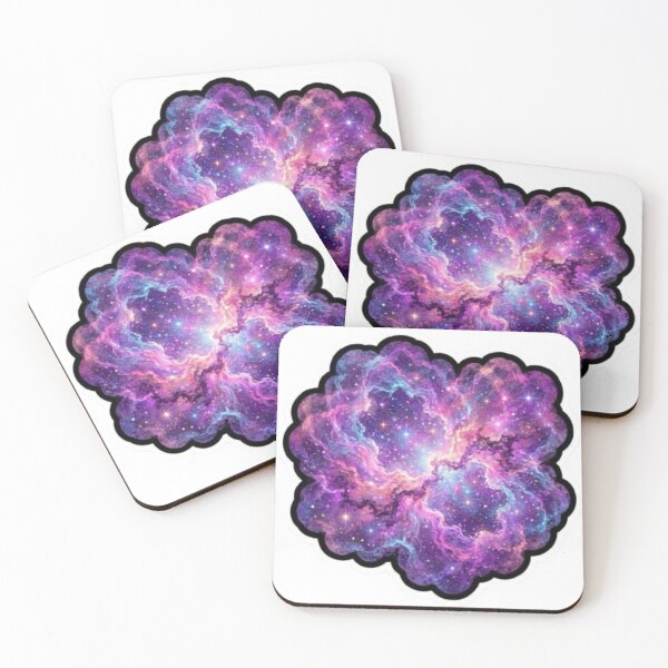 Item preview, Copy of  Vibrant Nebula Cloud Space Sticker designed and sold by ckartes100.