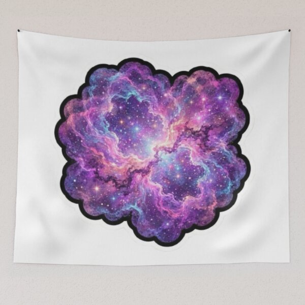 Item preview, Copy of  Vibrant Nebula Cloud Space Sticker designed and sold by ckartes100.