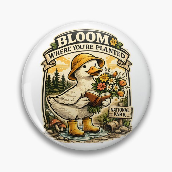 Item preview, Bloom Where You Are Planted Cute Duck designed and sold by Mr Lee.