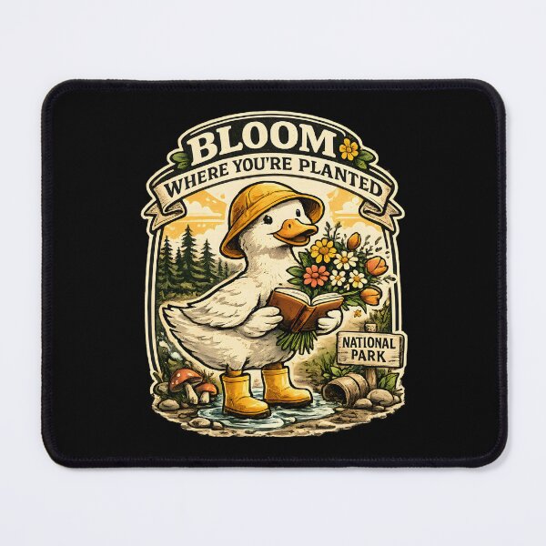 Item preview, Bloom Where You Are Planted Cute Duck designed and sold by Mr Lee.