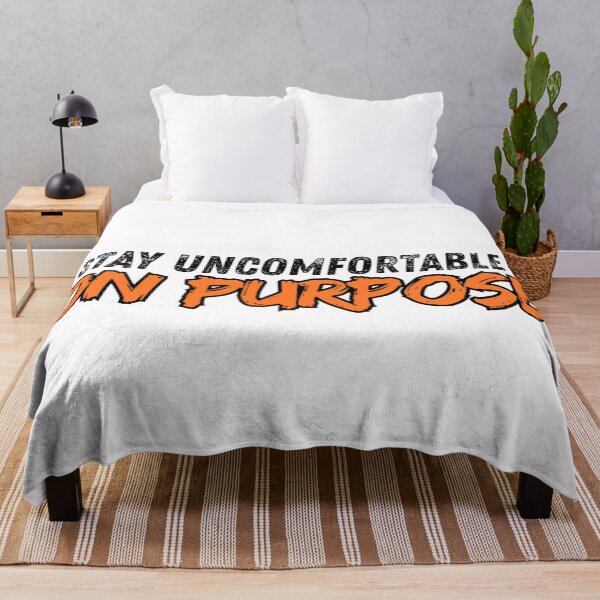 Item preview, Stay uncomfortable on purpose designed and sold by Positive Mindzet!.