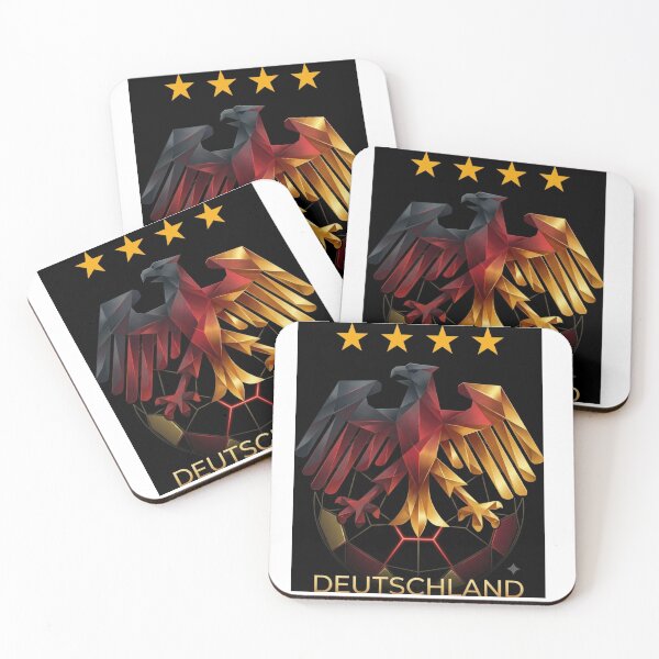 Item preview, Geometric German Eagle Soccer Pride Modern Abstract Art designed and sold by pixelandpassionart.