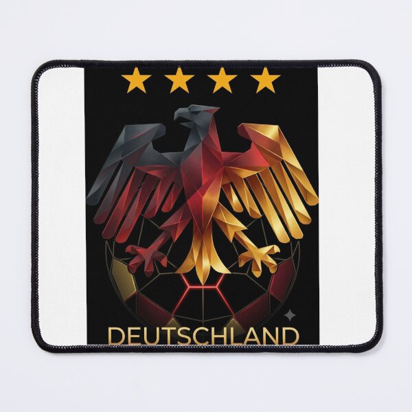 Item preview, Geometric German Eagle Soccer Pride Modern Abstract Art designed and sold by pixelandpassionart.