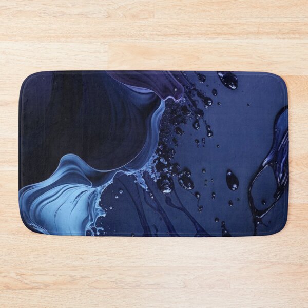Item preview, Deep Cosmic Blue Purple Fluid Art Liquid Waves designed and sold by LYAN-STORE.