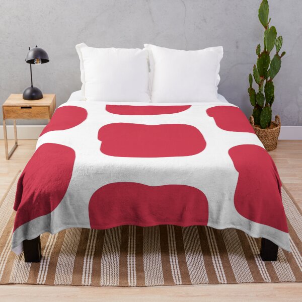 Item preview, Red Organic Shape Pattern designed and sold by Ailiida.