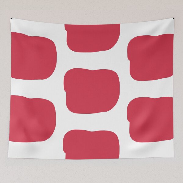 Item preview, Red Organic Shape Pattern designed and sold by Ailiida.