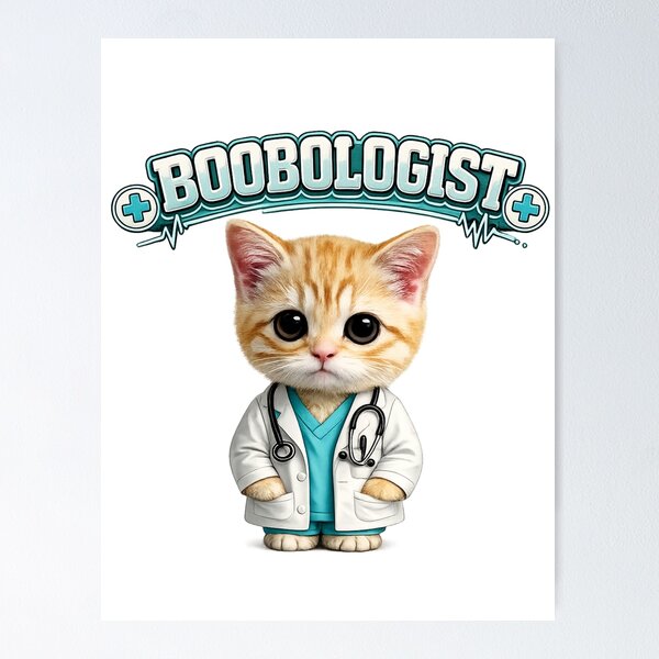Item preview, Boobologist Cat designed and sold by jeehh.