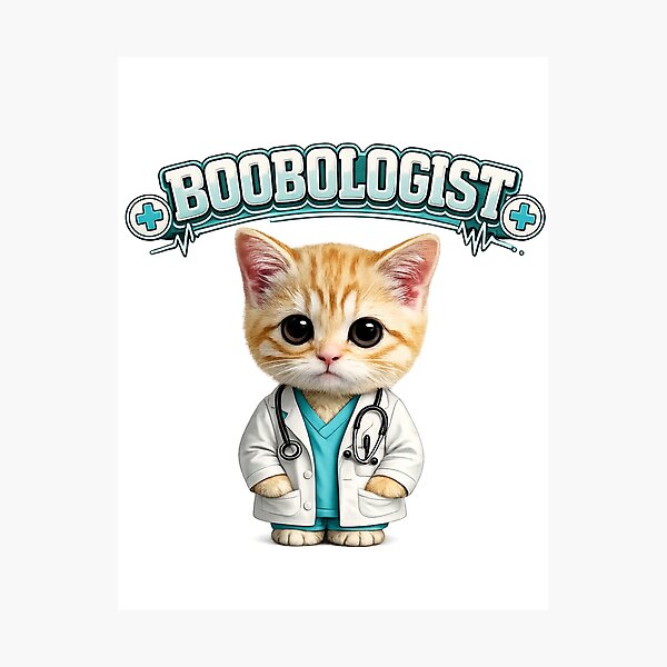 Item preview, Boobologist Cat designed and sold by jeehh.