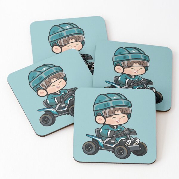 Item preview, Macklin Celebrini Sharkmobile designed and sold by Monday-Doodles.