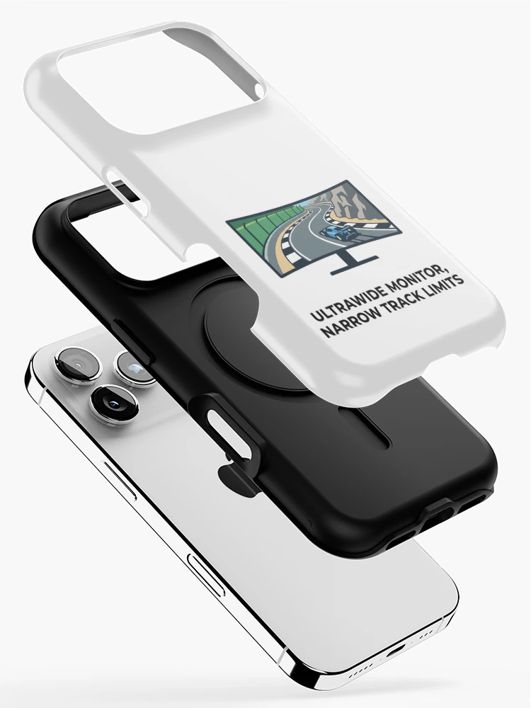 Thumbnail 2 of 4, iPhone Case, Ultrawide Problems - Sim Racing Humor designed and sold by GarageGraphics.