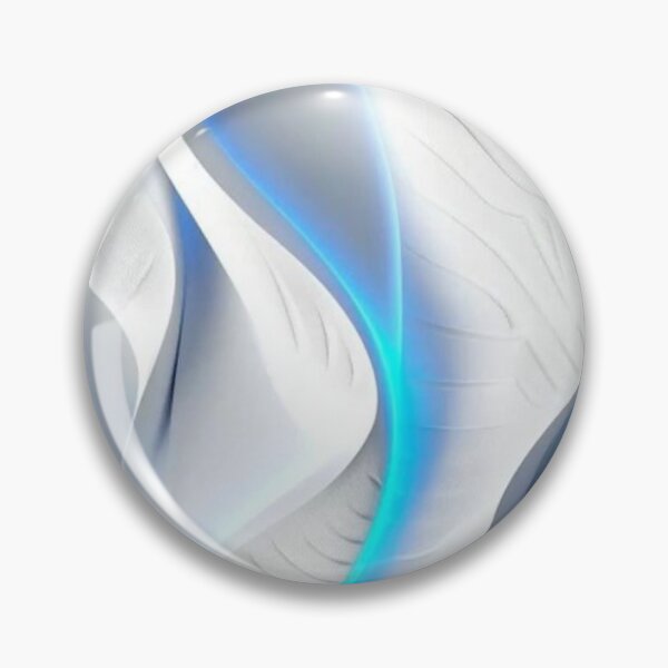 Item preview, Futuristic Neon Blue Light White 3D Waves Abstract designed and sold by LYAN-STORE.