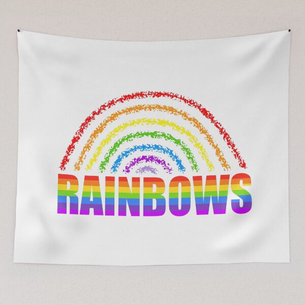 Item preview, Rainbows Typography designed and sold by Sartoris Art.