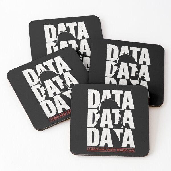 Item preview, Sherlock Holmes Data Bricks Without Clay Silhouette Art designed and sold by Fenay Designs.