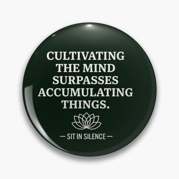 Item preview, Cultivating the Mind Minimalist Quote—Soft Stillness.  designed and sold by SitInSilence24.
