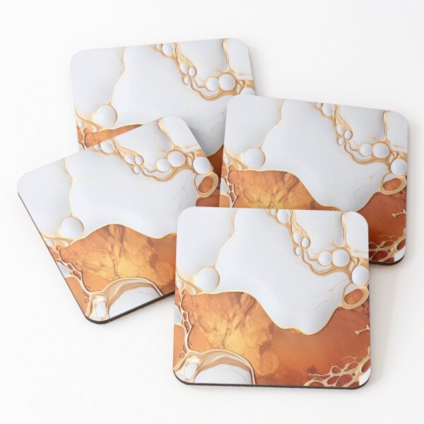 Item preview, Luxury Liquid Gold Marble Abstract Fluid Waves designed and sold by LYAN-STORE.