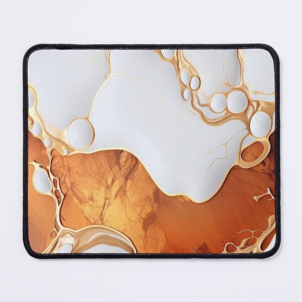 Item preview, Luxury Liquid Gold Marble Abstract Fluid Waves designed and sold by LYAN-STORE.
