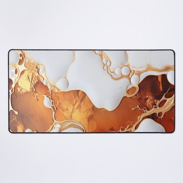 Item preview, Luxury Liquid Gold Marble Abstract Fluid Waves designed and sold by LYAN-STORE.