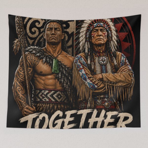 Item preview, Together We Stand Tribal Heritage Warriors designed and sold by The Custom Studio.